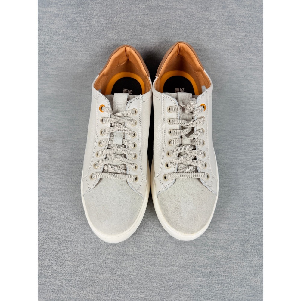 Samuel Hubbard Sunset Sneaker Womens 8 Gray Taupe Leather Suede Low Top - Picture 4 of 11